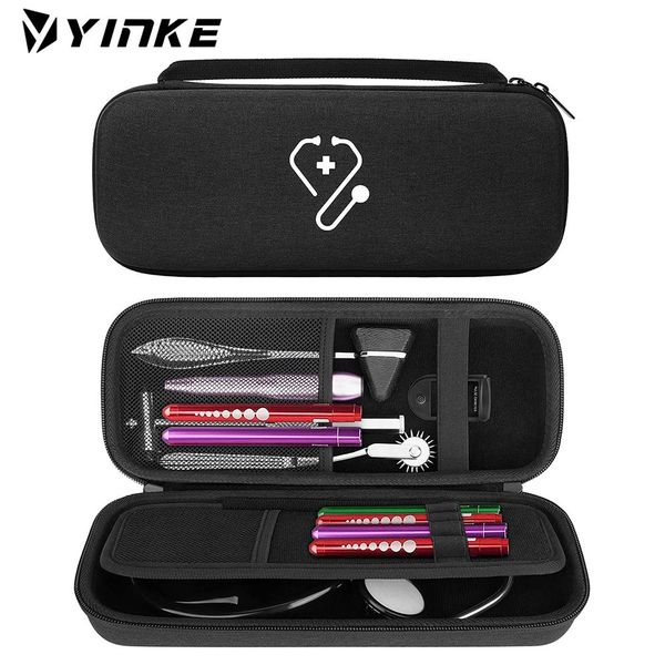 

organizer yinke stethoscope case for 3m littmann classic iii/lightweight ii s.e./ mdf acoustica cardiology iv eva travel carrying bag