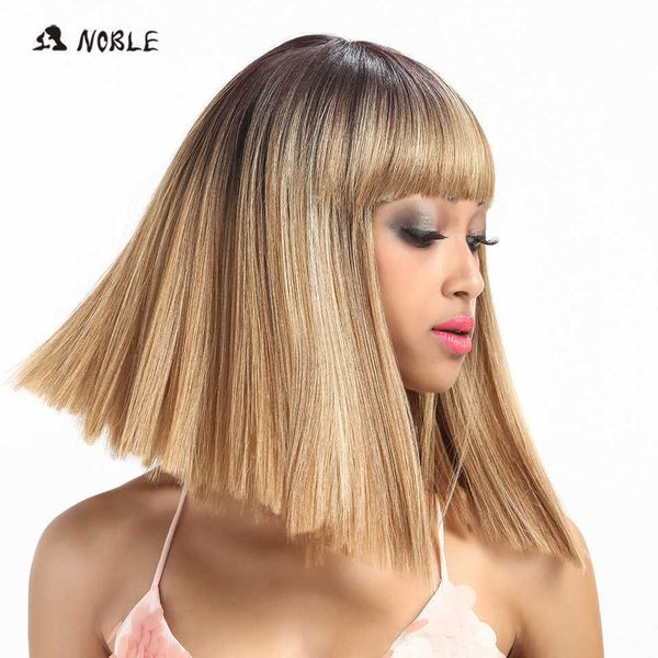 

women synthetic wig for black women/613 white women short wig straight 14 inch blonde wig cosplay hair synthetic wig 230524, Black;brown