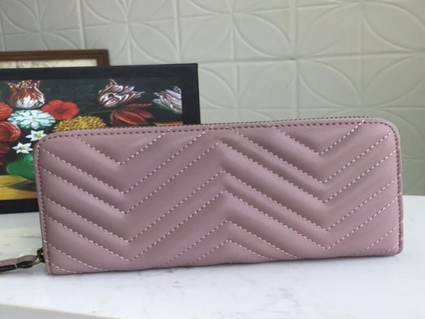 

classic wallet marmont clucth bag zipper purse women handbags genuine leather long wallets card slot holder coin purses high quali4137080, Red;black