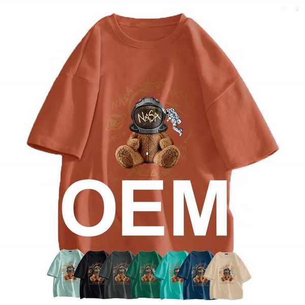 

oem custom factory color shirt very heavy cotton dtg boxy men oversized drop shoulder slogan scenery print tee whosale tshirt bpt, White;black