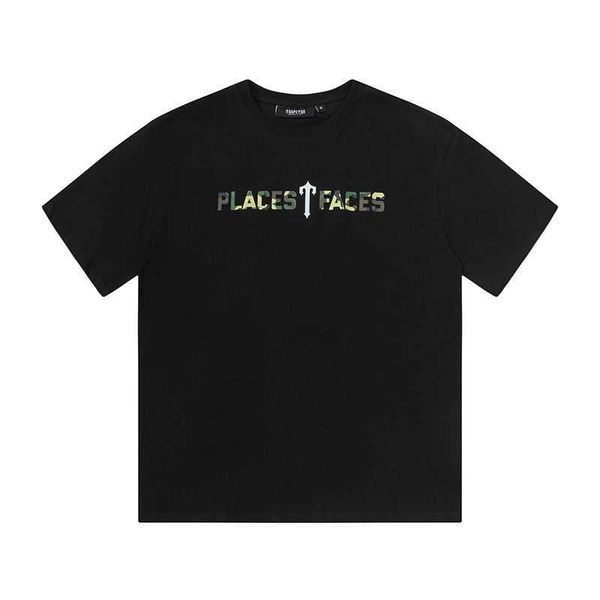 

american trapstar t shirt summer casual short sleeve places co branded letter print niche loose round neck t-shirt 4l3j, White;black