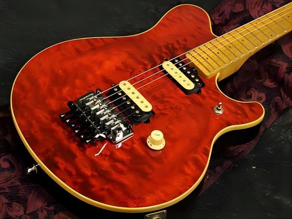 

factory china musical instruments new arrival red electric guitar ing