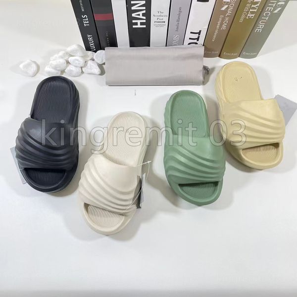 

designer slippers men rubber sandals slides mid heel slipper mules sandals thick sole slide summer beach flip flops, Black