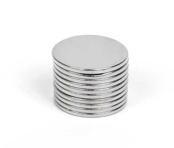 

ujovan 20pcs 10 x 1 mm n50 small rare earth super strong magnet powerful round neodymium magnet7808532, Black