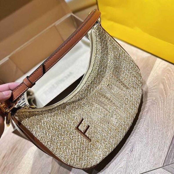 

straw weave designer bag underarm tote bag woven shoulder bag women fashion luxury beach bags with fashionable purse