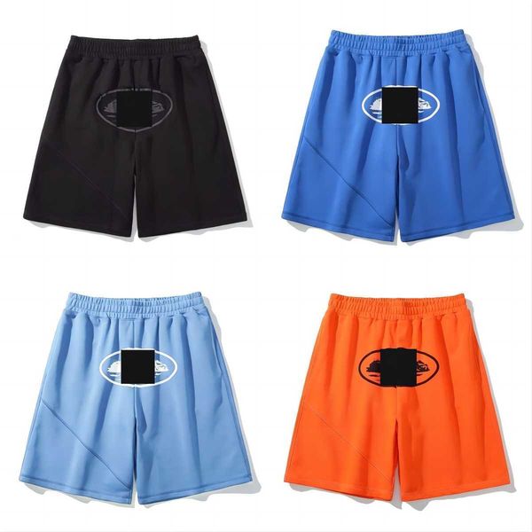 

men's shorts pocket alcatraz casual pants knee length clothing pants loose corteiz ship print shorts fashion hip hop skateboarding casu, White;black