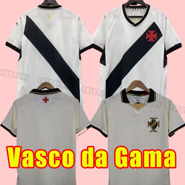 

23/24 vasco da gama soccer jerseys raniel g. pec juninho getulio talles magno 2023 2024 men football shirt romario home away, Black;yellow