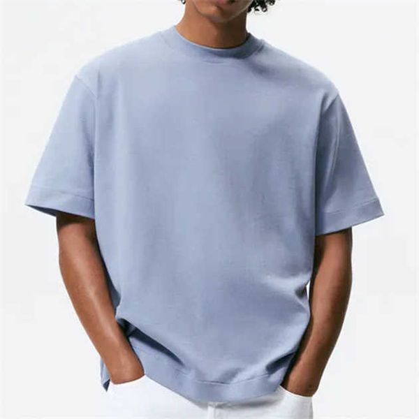 

men's blank oversized heavyweight cotton short sleeve custom crew neck t shirt rmeo, White;black