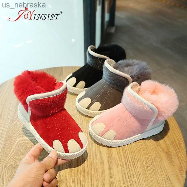 

mother kids baby shoes first walkers winter warm boots for infant baby faux fur snow boots toddler prewalker keep warm l230518