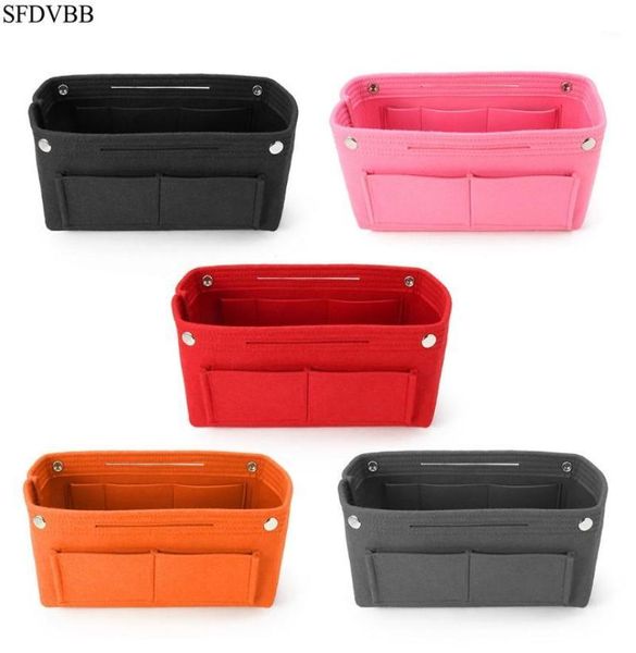 

sfdvbb multifunction handbag organizer purse insert bag felt fabric storage pouch case17484410
