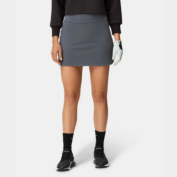 

new arrival summer nylon spandex polo skirt for women ka, Black