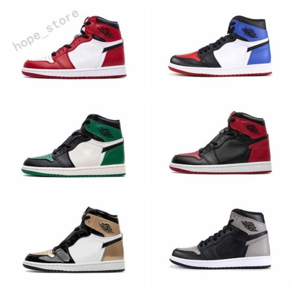 

chicago banned 1 og mens shoes black toe shadow 3 designer melo storm blue barons men sneakers trainers 3646 3647 a1994445924, Black;brown