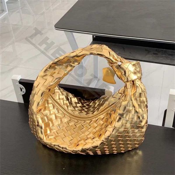 

woven jodie handbag bottegas 2023 bag mini women designer luxury shoulder bags soft tote underarm fashion knotted pleated knitting venetas d