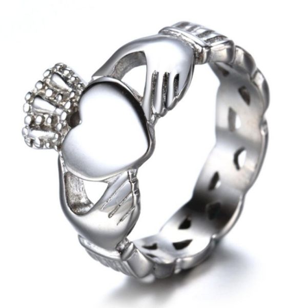 

classic northern ireland style claddagh heart ring beautiful bride039s engagement wedding jewelry1460602, Silver