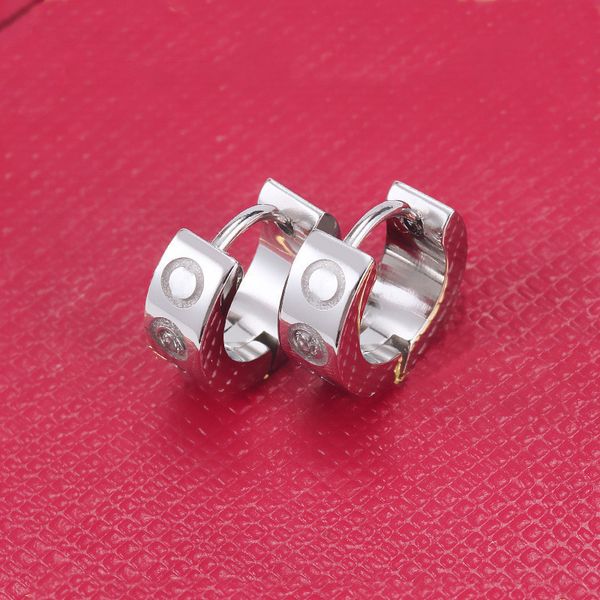 

mens earrings hoop earrings designers for womens gold earring with diamond clover jewelry designers high quality, Golden;silver