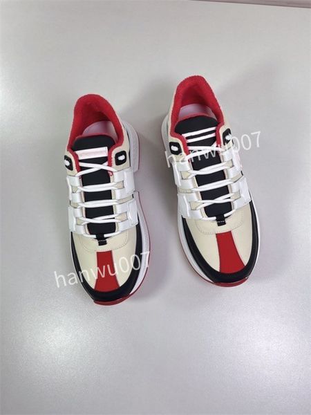 

new men designer shoes lace low high sneakers casual womens shoe sports breathable flexible soft comfortable real leather woman trainers, Black