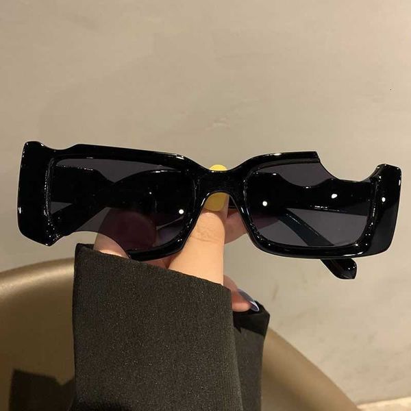 

luxury off w fashion sunglasses offs brand whitefunny glasses personalized hip-hop concave design gap female irregular sunglasses male trend, White;black