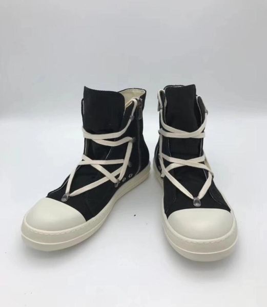

new list exclusive hardware fashion upper canvas shoes inner lining layer leather upper and toe tpu milk bottom casual boots9143218, Black