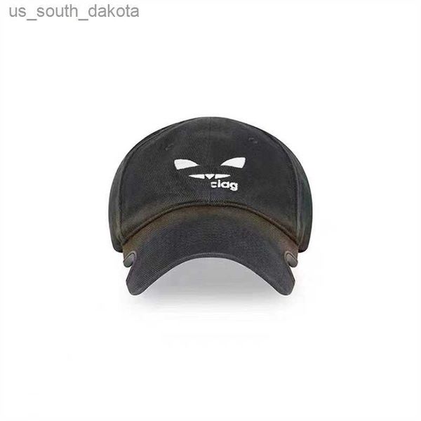 

new fashion baseball cap designer caps hats for womens men summer sports hat luxury cotton embroidery ball cap with missing brim casquette l, Blue;gray