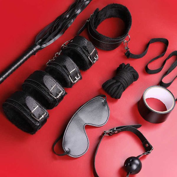 

toy meiai space products bundle and teach couples flirting game set plush leather 8-piece set
