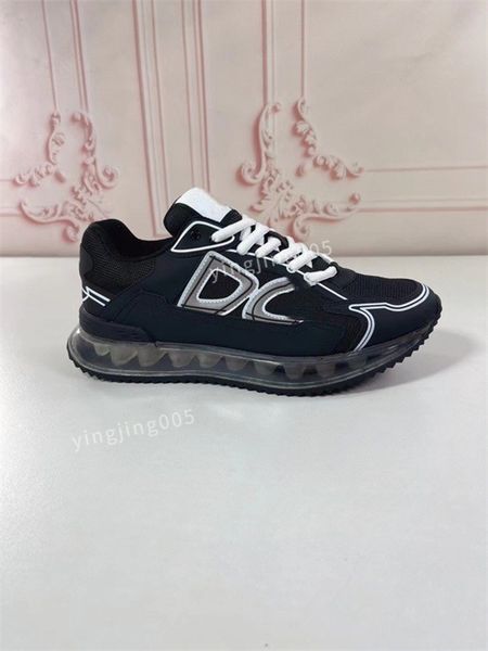 

brand classic casual shoes for women flat sneakers panda white grey fog chunky glod2023, Black