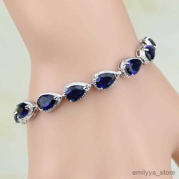 

charm bracelets elegant fashion water drop colorful bracelet women green bracelet white crystal bracelet, Golden;silver
