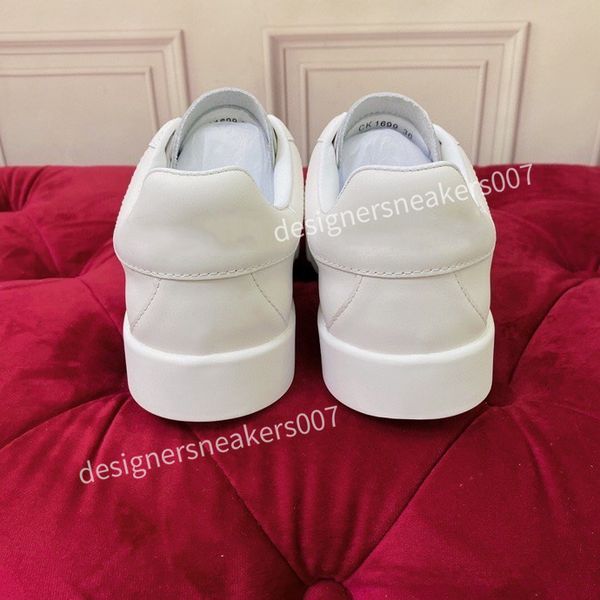 

r mans woman shoe leather lace up men fashion platform oversized sneakers white black mens womens luxury casual shoes2023