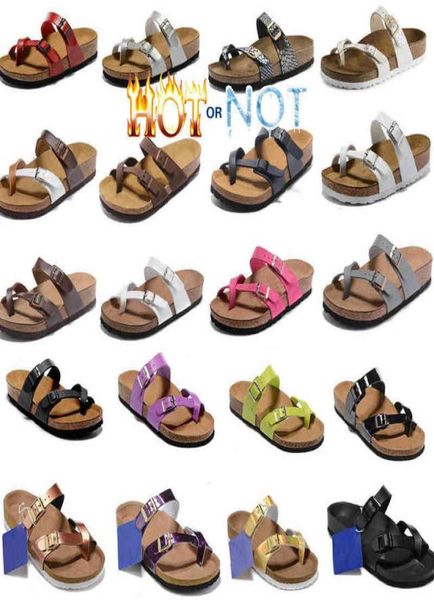 

2022 bokens cork slippers men women flats sandals summer mayaris floridas arizonas beach casual shoes1055072, Black