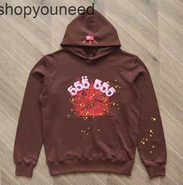 

designer men's hoodies sweatshirts pullover spider spder young streetwear thug angel hoody men women web hooded printings70q, Black