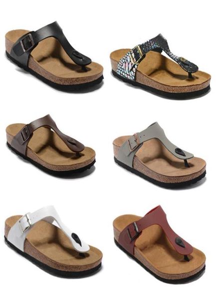 

gizeh 2023 summer beach sandals woman man cork slippers women pumps platform wedges heel fashion casual loop bling star thick sole6427113, Black