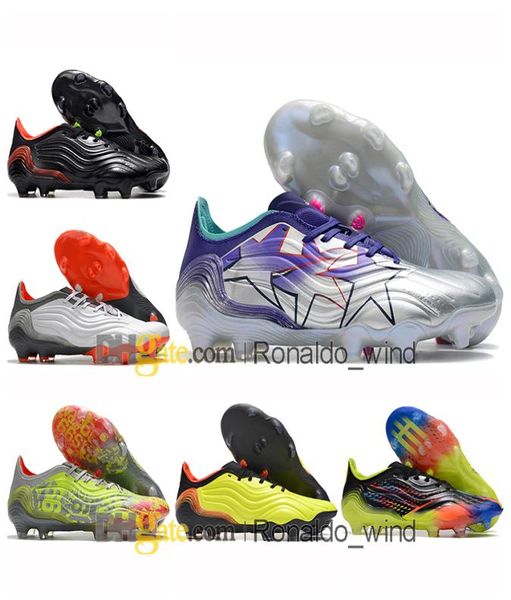 

gift bag mens high ankle football boots copa sense1 fg firm ground leather cleats world cup copa sense classic retro soccer shoes8644199, Black