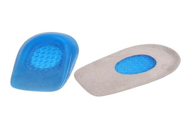 

3 pairs invisible shoe pad soft silicone gel half insoles heel pain relief insert for shoes ortic insole foot care7033396, White;pink