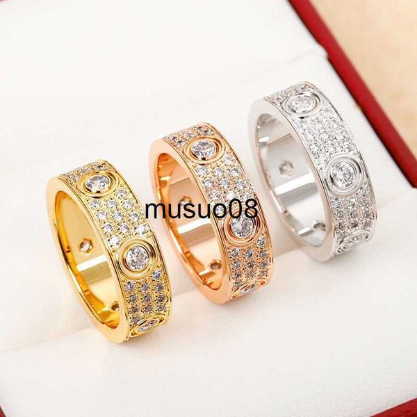 

band rings classic pop brand 925 sterling silver zircon ring for women luxury fashion wedding engagement couple jewelry j230602