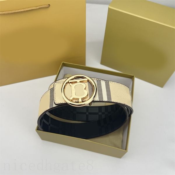 

men belts leather designer belt for womens checkered pattern plated gold ceinture letter buckle cinturones birthday present designer belts r, Black;brown