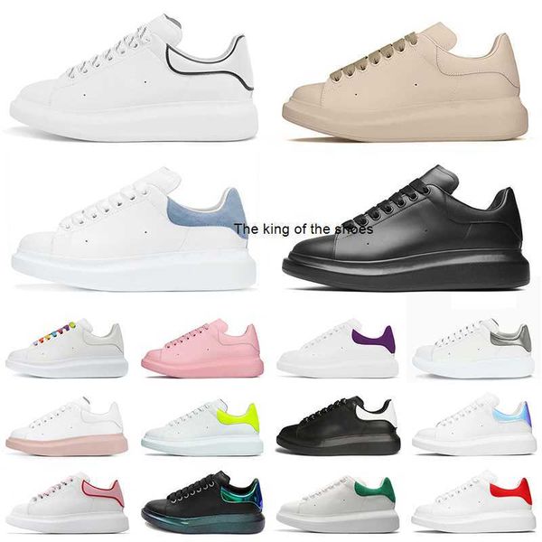 

designer oversized mc running shoes women men leather luxury velvet suede trainers queens mens womens platform espadrilles queen des chaussu, Black