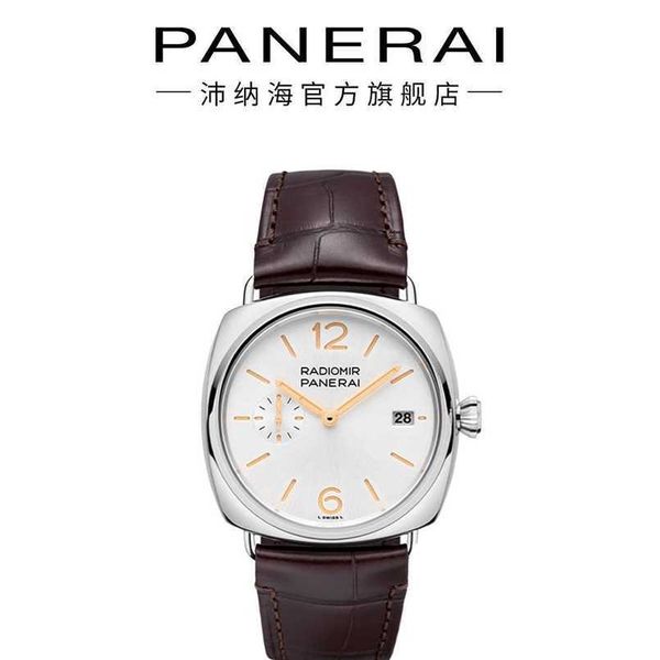 

luxury designer panerai luminor mechanical watch flagship series mechanical watch neutral watch product, Slivery;golden