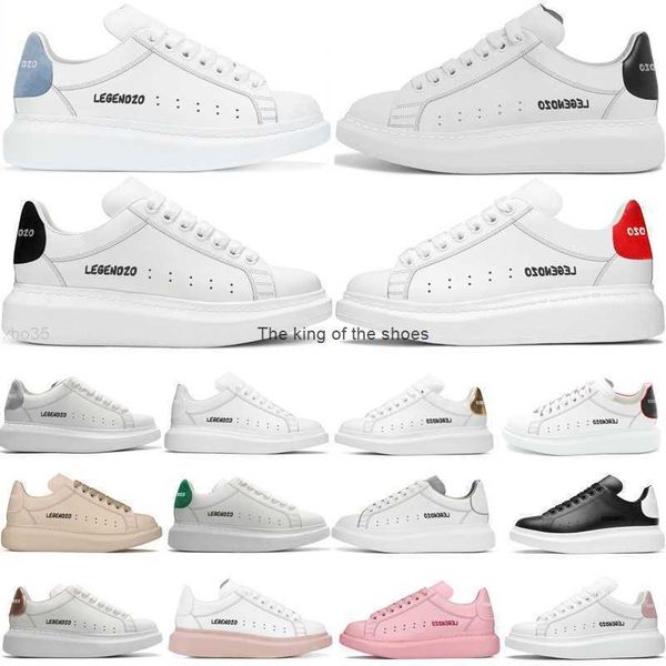 

new mcqueens designer shoes designer luxury alexander women casual shoes mc queens men platform sneaker like zw, Black