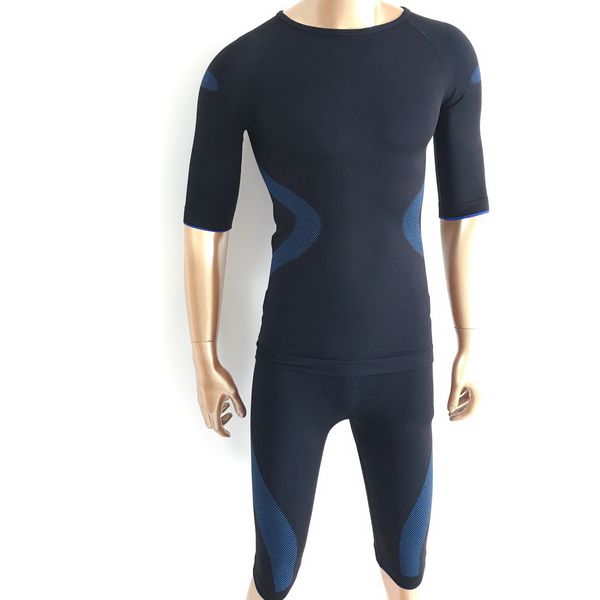 

customized logo miha bodytech underwear men's sport tracksuits training jogging wear body fitness ems tranining underwear