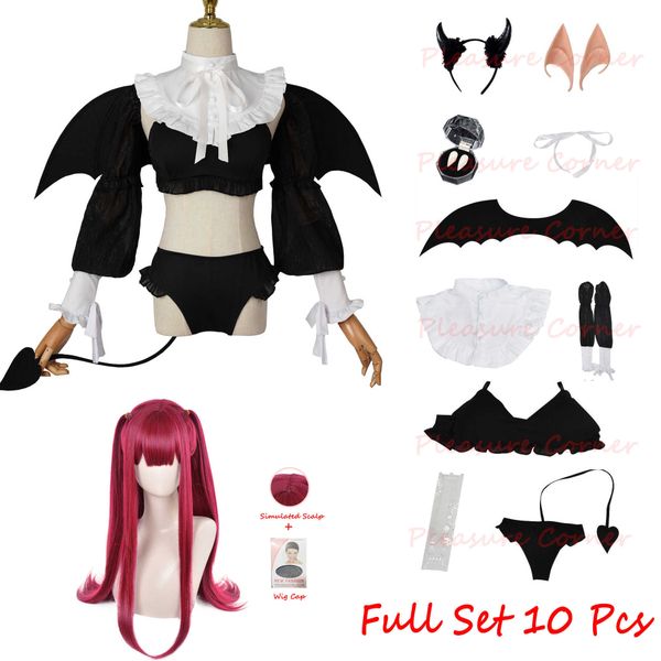 

anime costumes anime rizu kyun cosplay come my dress up darling cosplay kitagawa marin bikini cosplay come kuroe shizuku wig z0602, Black