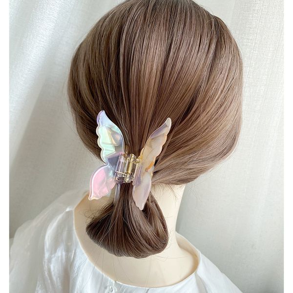 

ins style small size claw clip designer hair accessories for women butterfly hair clip