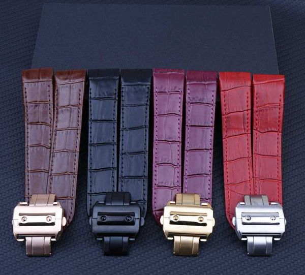 

leather strap men039s watch accessories for santos100 calf leather watch strap 20mm23mm sports waterproof bracelet ladies5703394, Black;brown