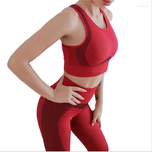 

yoga outfit seamless casual beauty fitness wear bra shockproof sports underwear sport women