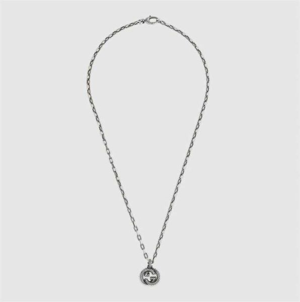 

designer jewelry bracelet necklace ring xiao same antique pattern pendant hip hop sweater chain, Silver