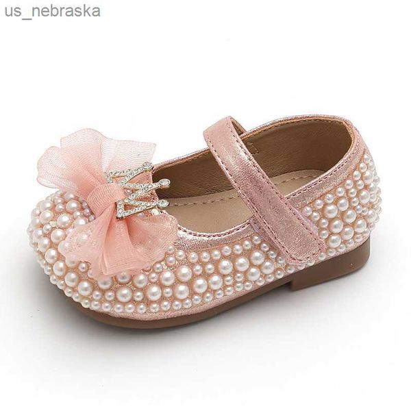 

princess shoes spring autumn new style baby flats breathable girls' single shoes newborn girls first walkers prewalkers shoe l230518
