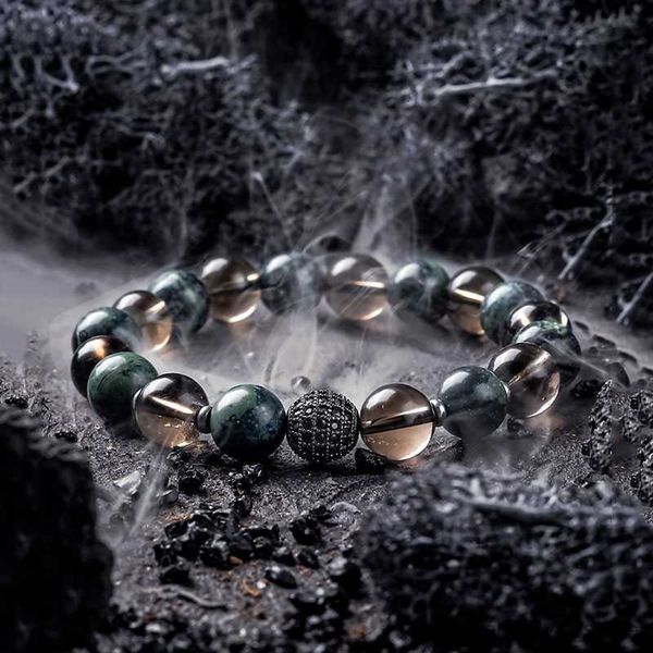 

charm bracelets natural sparrow stone tea crystal bracelet men women zircon accessories jewelry couple distance matching gift for boyfriend, Golden;silver