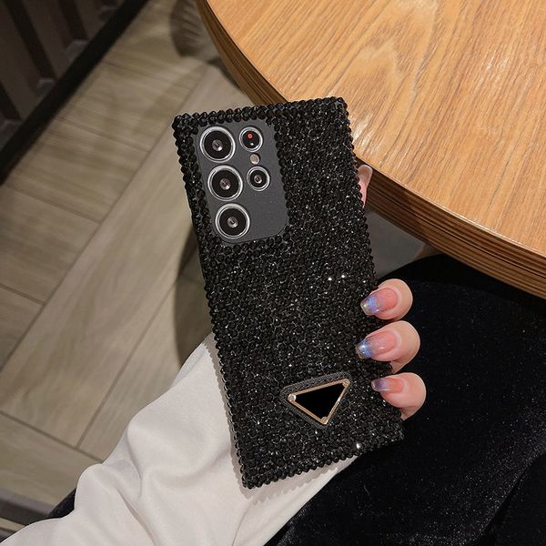 

designer bling crystal rhinestones diamonds cell phone cases for mens womens samsung s23 s22 s21 s20 fe s10 5g s9 s8 luxury glitter sparkle