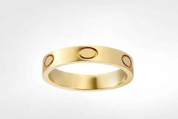 

love screw ring mens rings classic luxury designer jewelry women titanium steel goldplated gold silver rose never fade lovers cou1938389