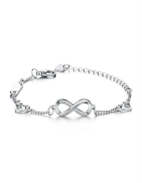

infinity diamond bracelet pull adjustable bracelets women bracelets bangle engagement wedding fashion jewelry gift will and sandy 7102276, Golden;silver