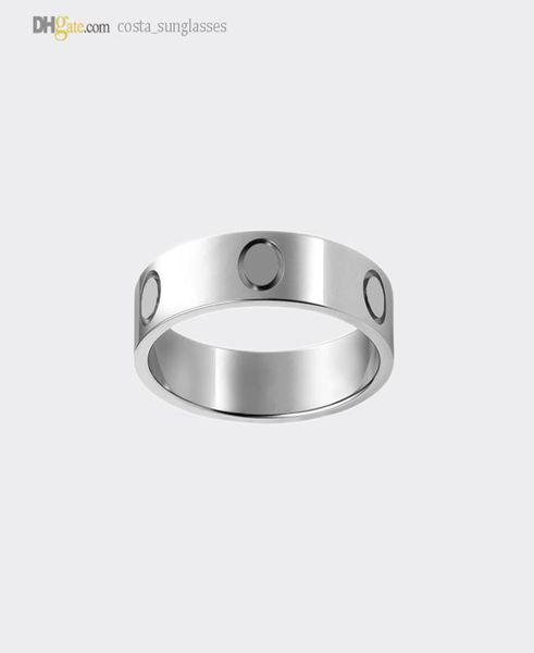 

designer rings love ring carti band ring silver womenmen luxury jewelry titanium steel goldplated never fade not allergic 456m8188535