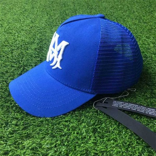 

2022 fast men and women passing brothers baseball cap hat embroidery animal black sun mesh trucker hats 3ejn0, Blue;gray